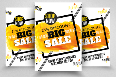 Big Sale Offer Flyer Template