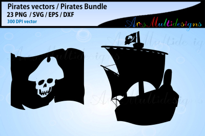 Pirates SVG silhouette Bundle, Pirates SVG bundle, pirates cut file