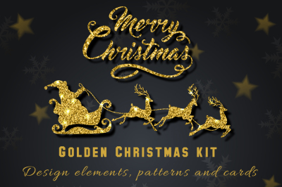 Golden Christmas kit