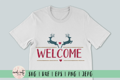 Welcome - Christmas SVG EPS DXF PNG