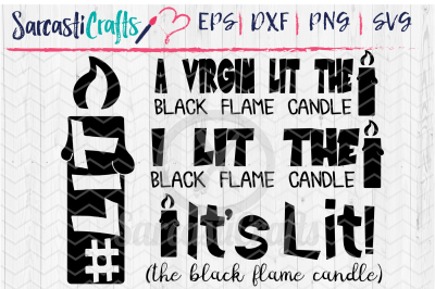 Black Flame Candle Bundle