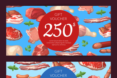 Vector cartoon meat elements discount