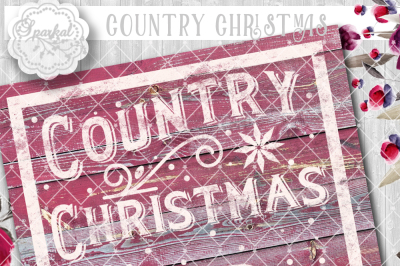 Vintage Country Christmas, Cutting Design