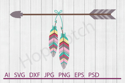 Feather SVG&2C; Feather DXF&2C; Cuttable File