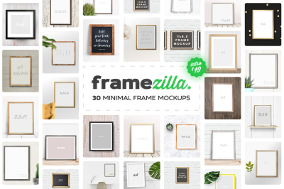 Framezilla. 30 Frame Mockups