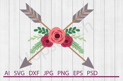 Flower SVG, Flower DXF, Cuttable File