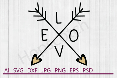 Arrows SVG, Arrows DXF, Cuttable File