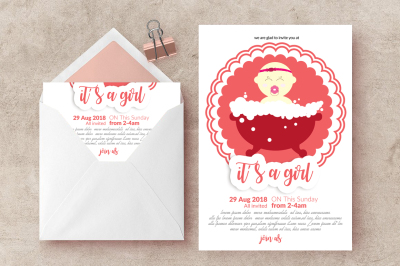 Baby Shower Flyer Template