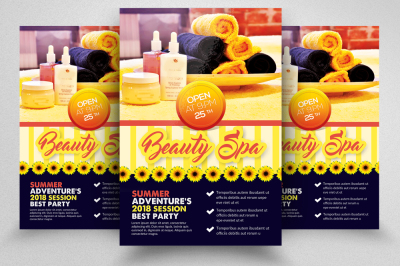 Beauty Spa Flyer Template