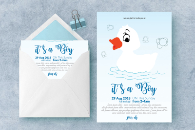 Baby Shower Flyer Template