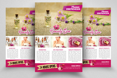 Beauty Spa & Massage Flyer