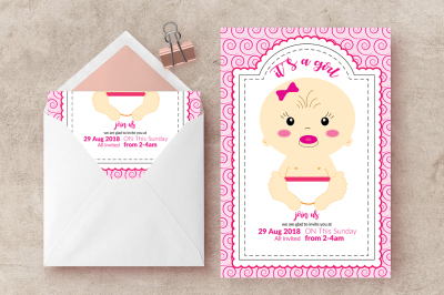 Baby Shower Flyer Template