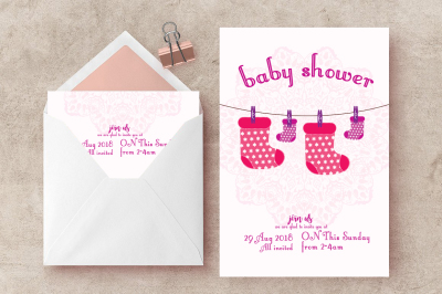 Baby Shower Flyer Template