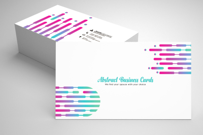  Abstract Business Card Template