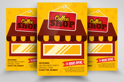 Coffee Shop Flyer Template