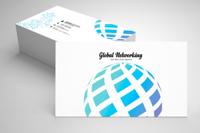 Global Business Card Template