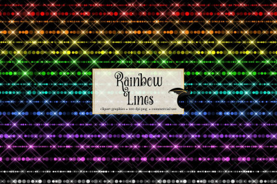 Rainbow Lines Clipart