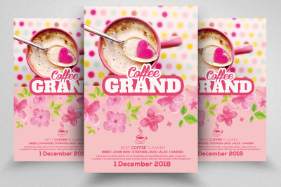 Coffee Restaurant Flyer Template