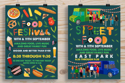 Food Truck Festival Flyer Template