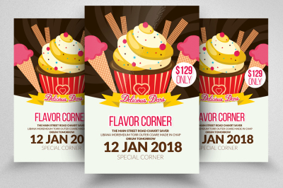 Ice Cream Flyer Template