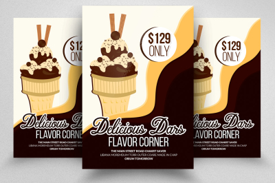 Ice Cream Flyer Template