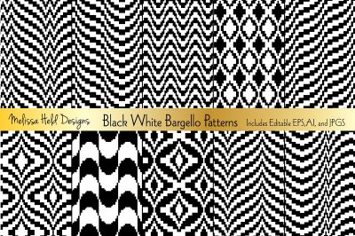 Black & White Bargello Patterns