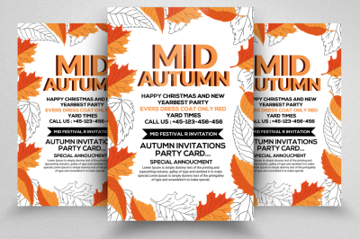 Mid Autumn Festival Flyer 