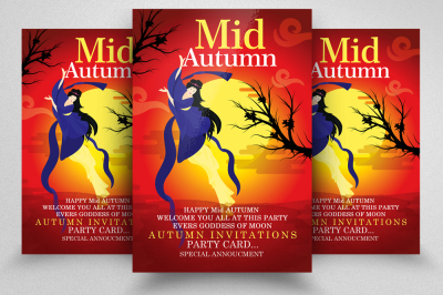 Mid Autumn Flyer Template