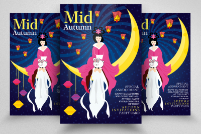 Mid Autumn Flyer Template