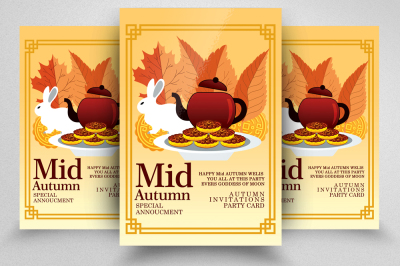 Mid Autumn Flyer Template