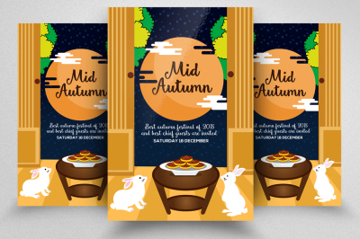 Mid Autumn Flyer Template