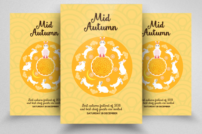 Mid Autumn Flyer Template