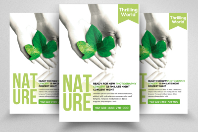 The Nature Flyer Template