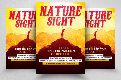 Download 4 Poster Mockup Psd Yellow Images