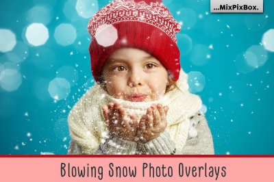Blowing Snow Photo Overlays