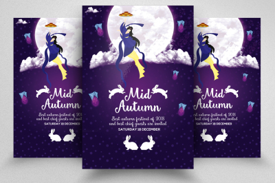 Mid Autumn Flyer Template