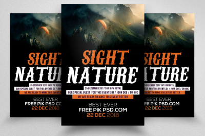 The Nature Flyer Template