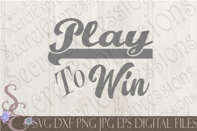 Play to Win SVG