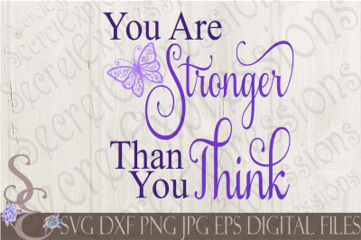 You Are Stronger Than You Think SVG