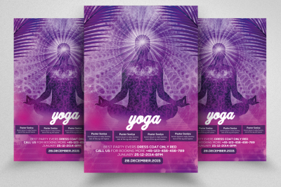 Yoga Center Flyer Template