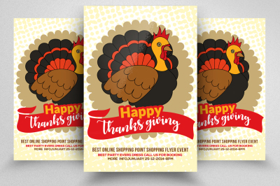 Thanks Giving Event Flyer