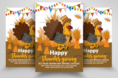 Thanks Giving Event Flyer