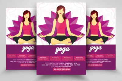 Yoga Center Flyer Template