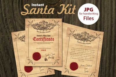 Printable Santa Kit