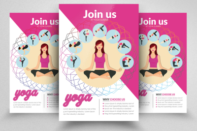 Yoga Classes Flyer Template