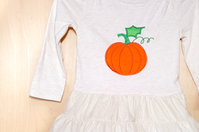 Pumpkin | Applique Embroidery