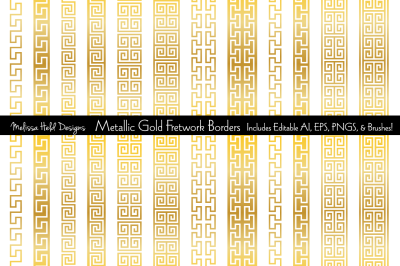 Gold Fretwork Border Patterns