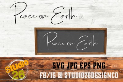 Peace on Earth - SVG