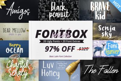 The FontBox Mini 97% OFF