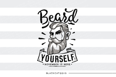 Beard yourself - svg file